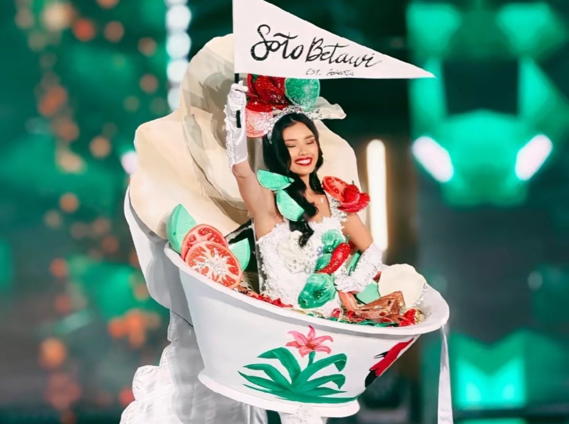 Gisela Thesa dan Kostum Soto Betawi di Grand Final Putri Indonesia 2026 ...